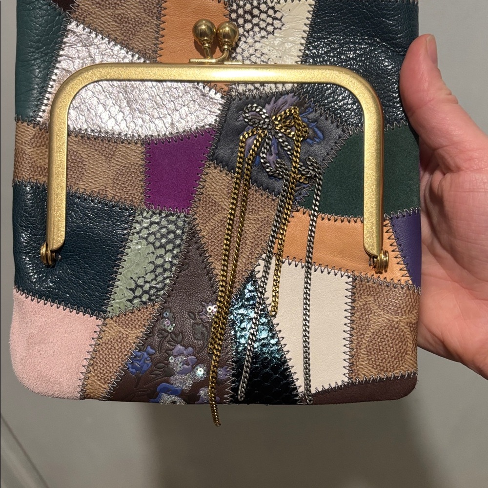Coach Patchwork Leather Crossbody Bag in Multicolor - Picture 4 of 12